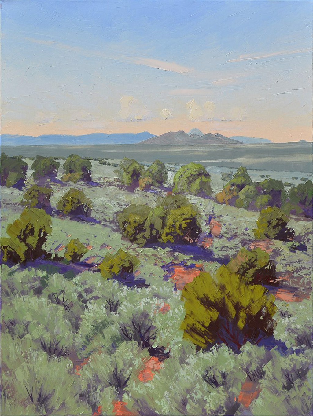 Distant Pedernal by Ken Daggett