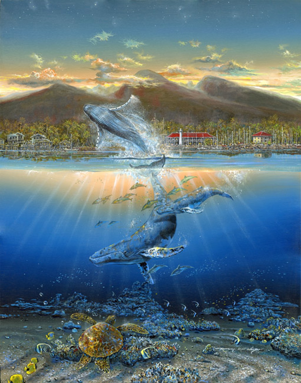 Two Worlds - 2012 by Robert Lyn Nelson | Lahaina Galleries