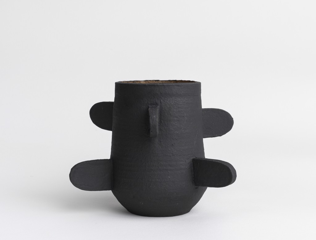 Black Cacti Vase by Glory Day Ceramics