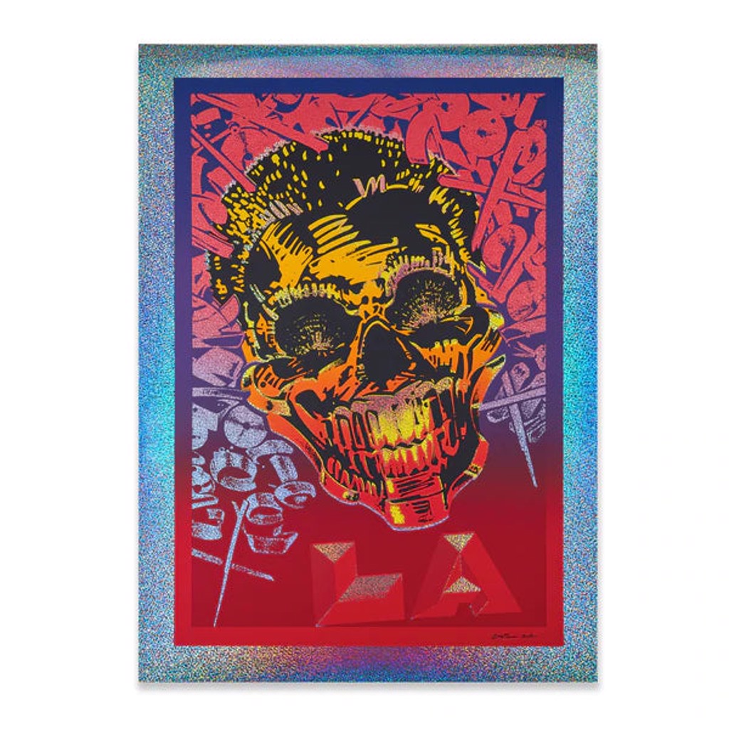 LA MIX (Red) by Chaz Bojórquez | West Chelsea Contemporary