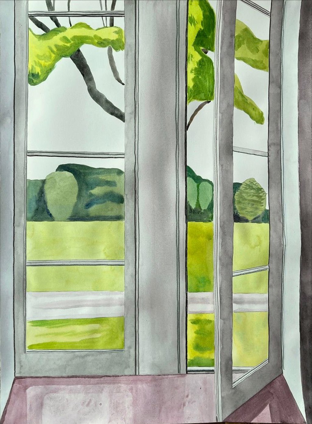 French Window at Boisbuchet (after Matisse) by Bradley Kerl