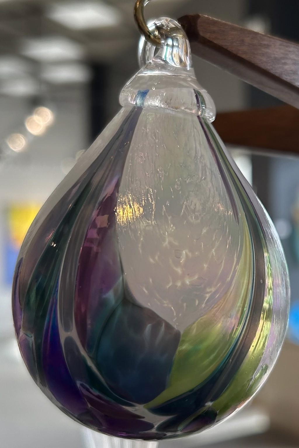 Ornament - Teardrop by Glass