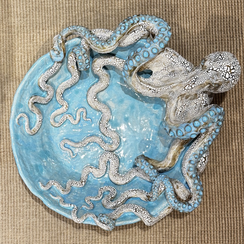 Giant Octopus Bowl SG26-04 by Shayne Greco | Dare/Sandpiper Gallery