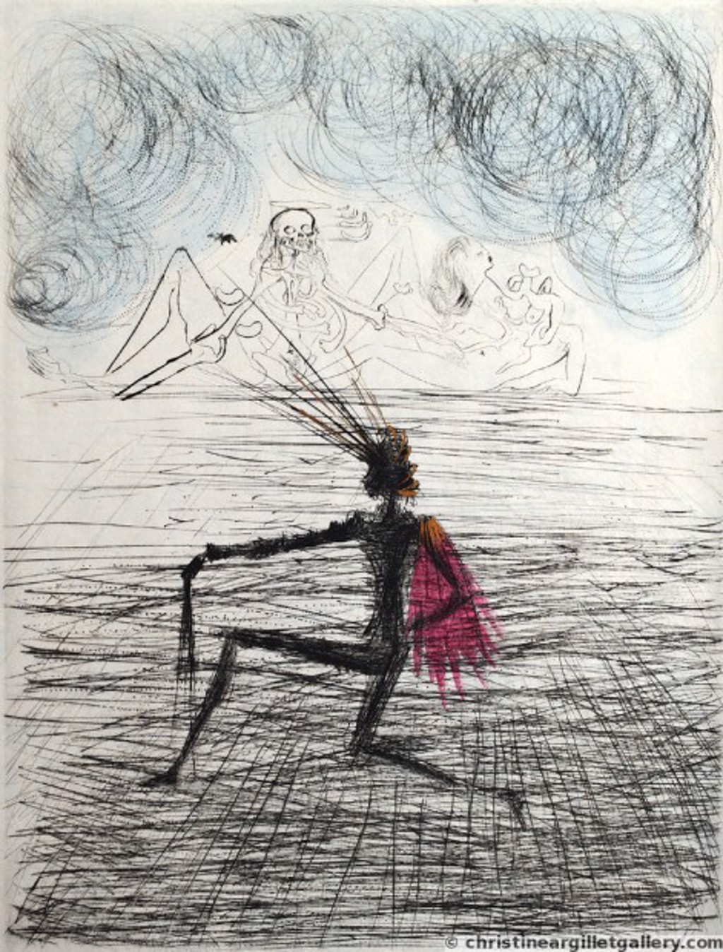 Faust "Kneeling Knight" by Salvador Dali