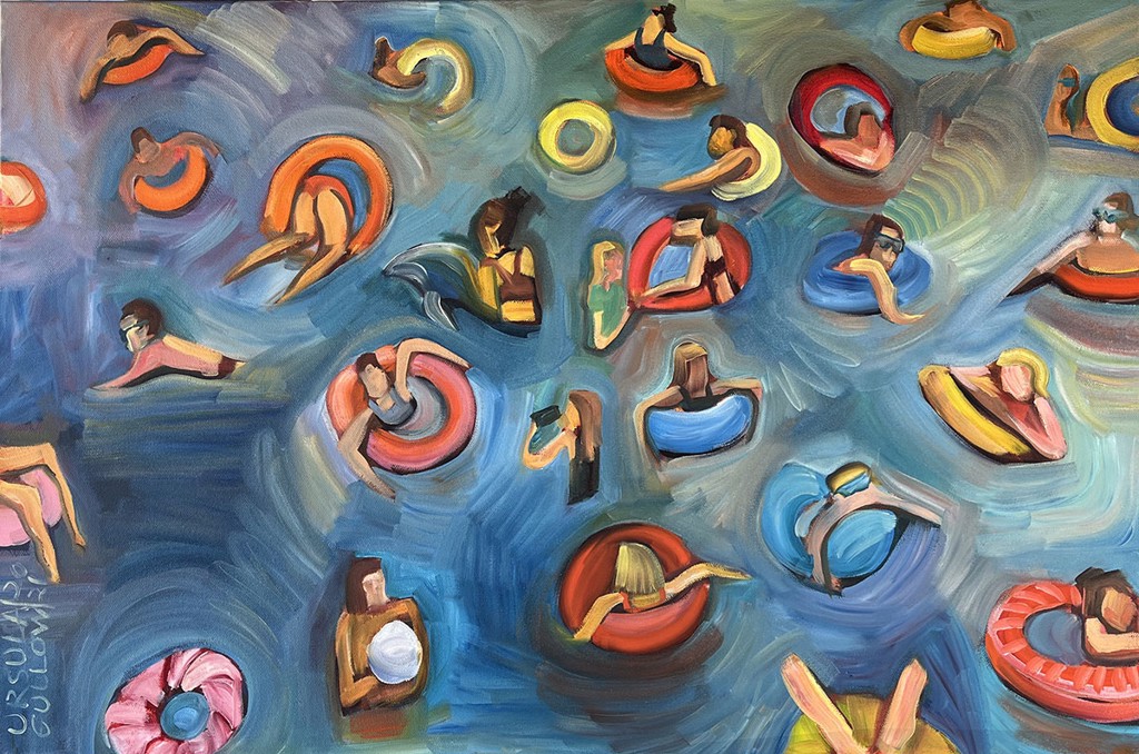 Tubing Fun by Ursula Gullow