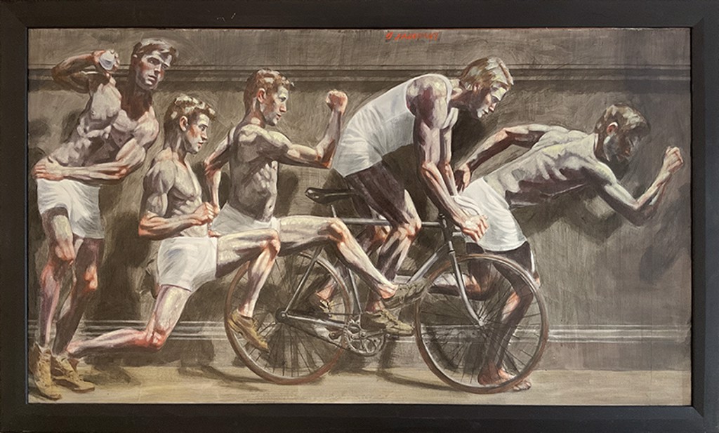 Frieze with Five Athletes by Mark Beard | Carrie Haddad Gallery