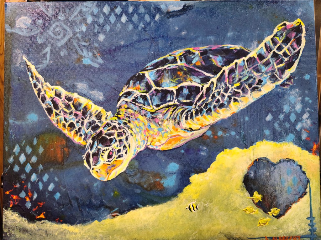 A Honu Kona Love by Jeff Albrecht