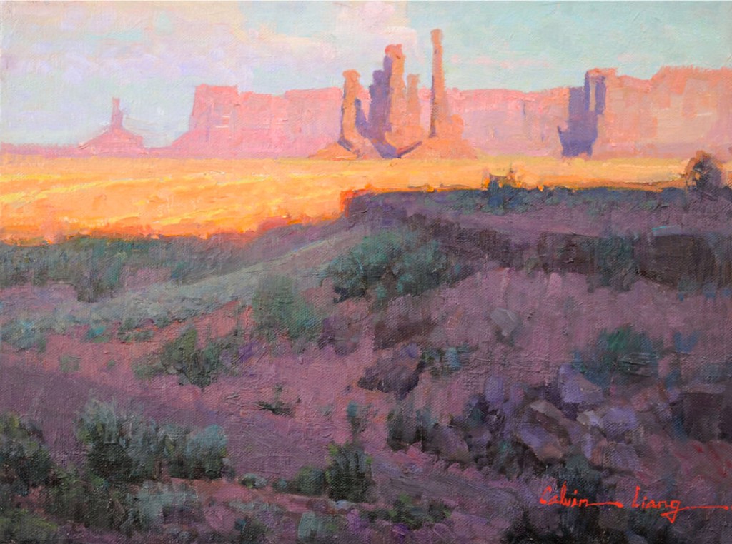 Sunlight, Monument Valley by Calvin Liang | Sage Creek Gallery