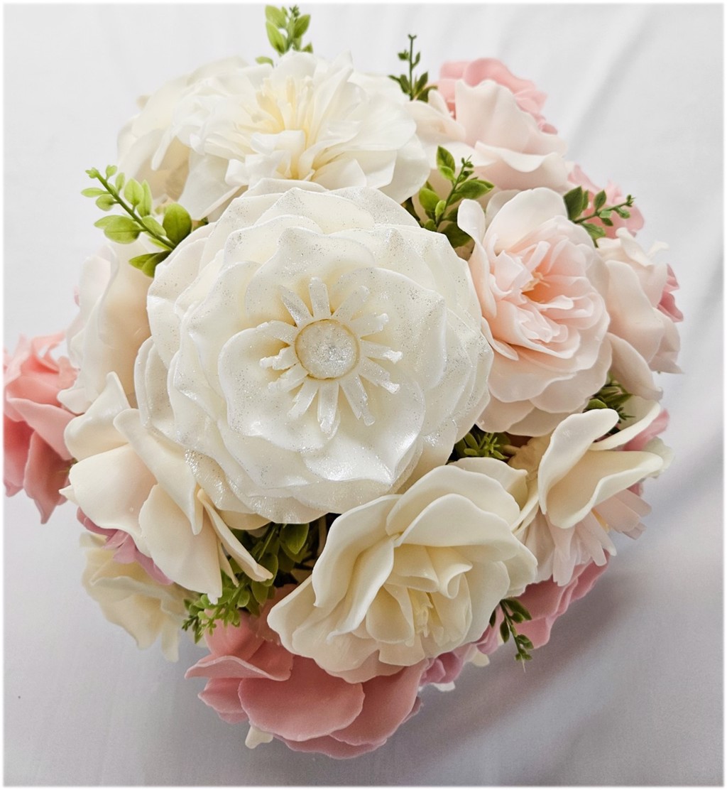 Divine Love Soap Flower by A'marie's Bath Flower Shop