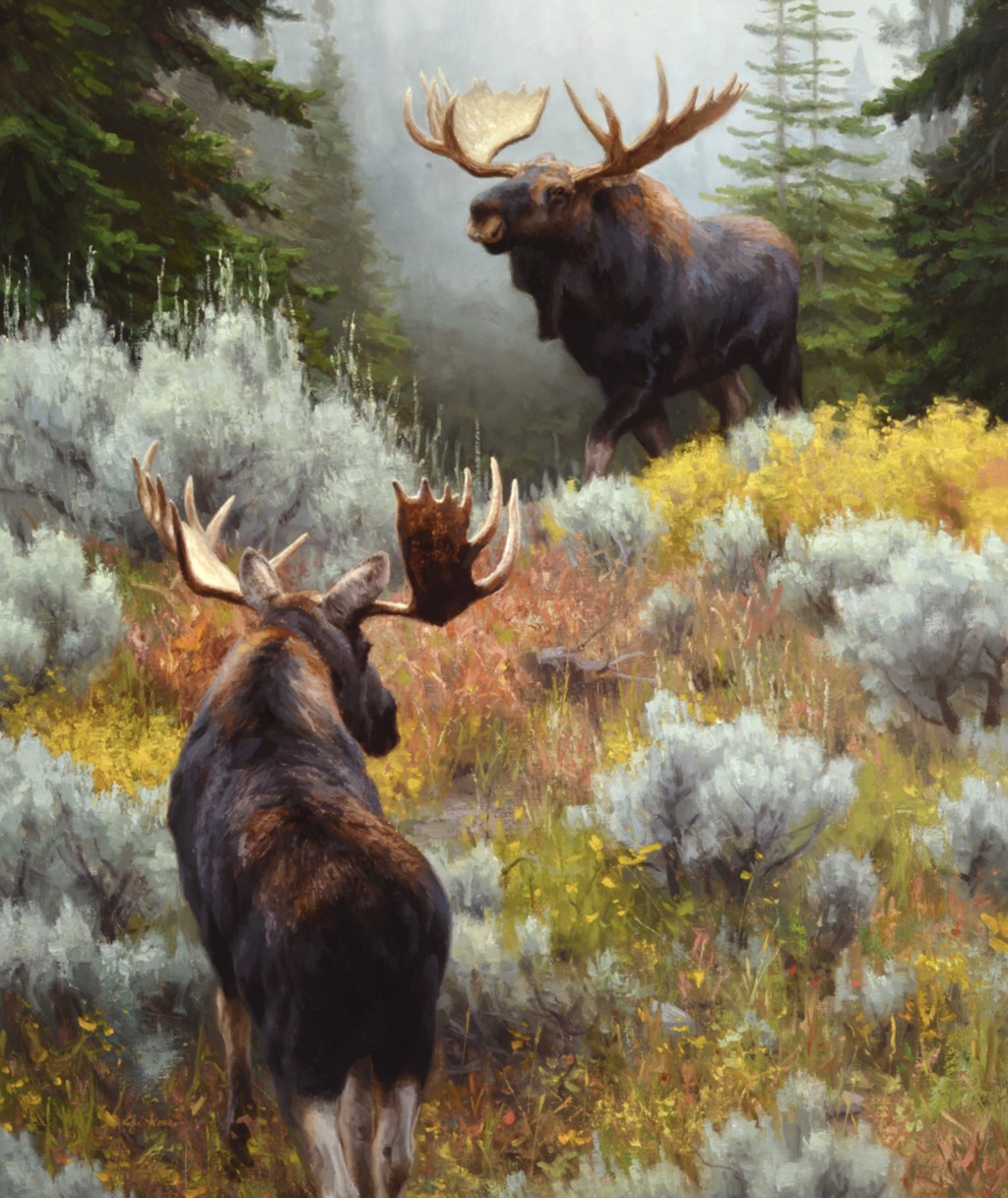 THE CONFRONTING OF A RIVAL by Kyle Sims