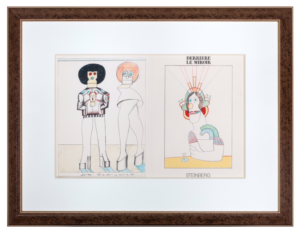 Derriere Le Miroir by Saul Steinberg | David Barnett Gallery