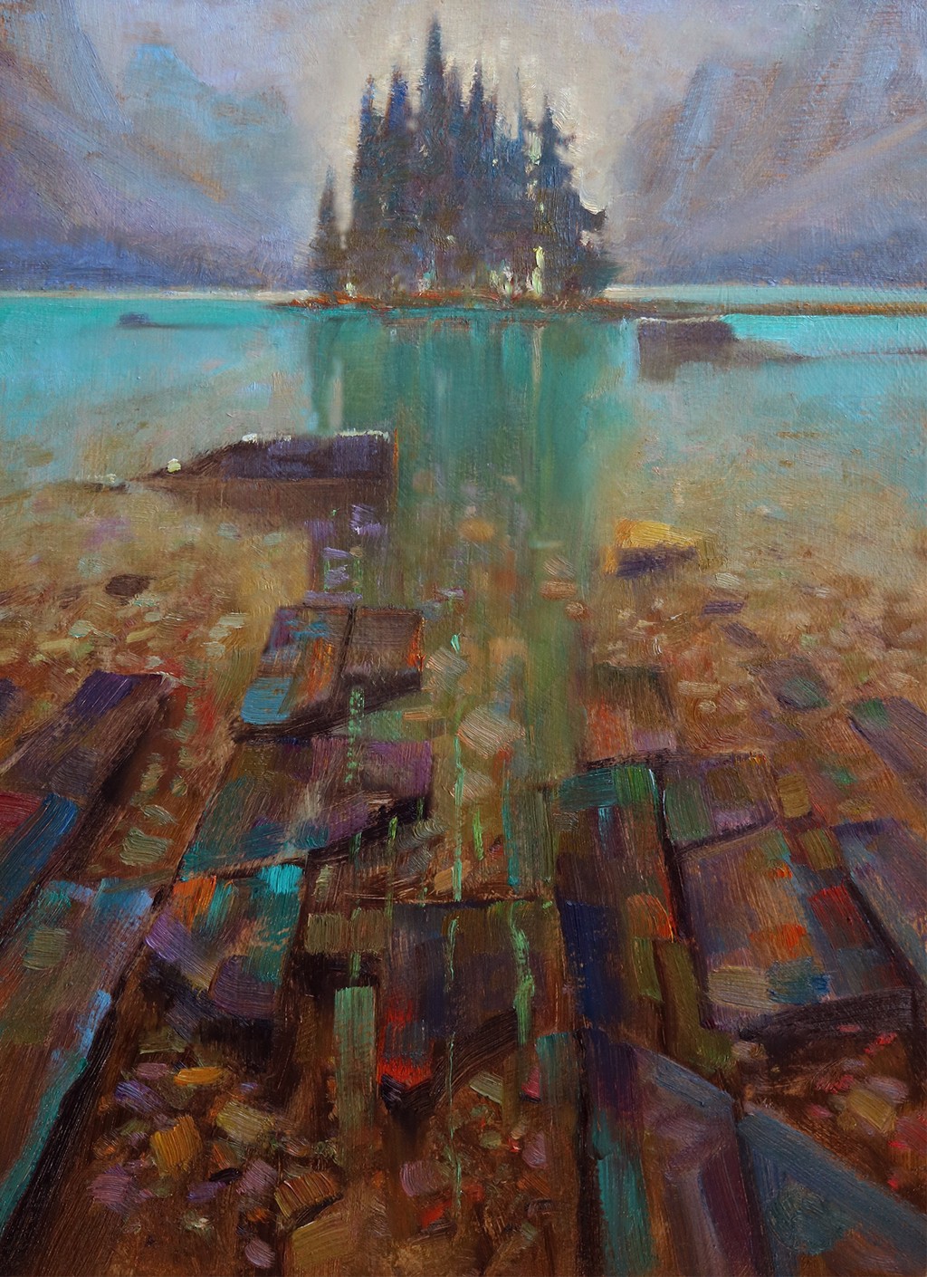 Spirit - plein air study by BRENT LYNCH