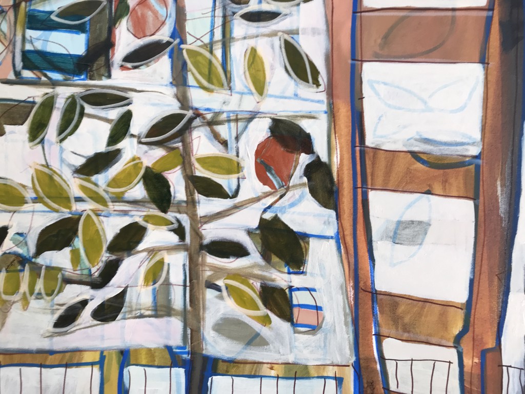 Ladder Back Chair in the Orangery by Rachael Van Dyke