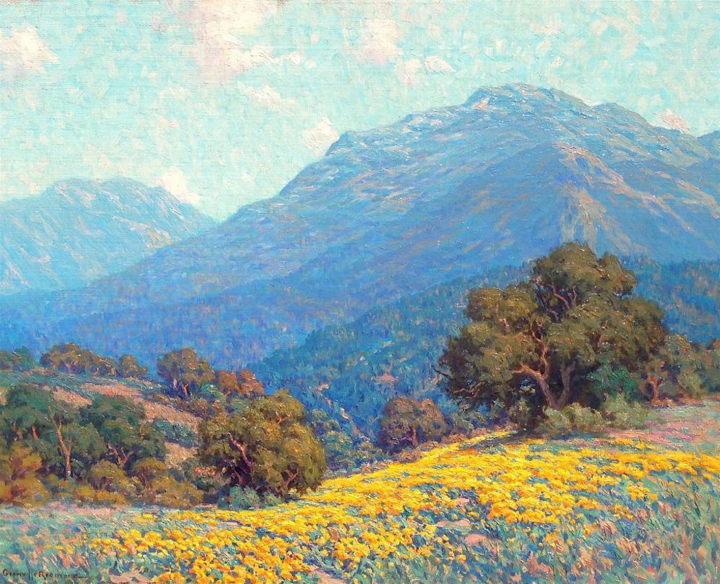 California Poppies c. 1925-1929 by Granville Redmond