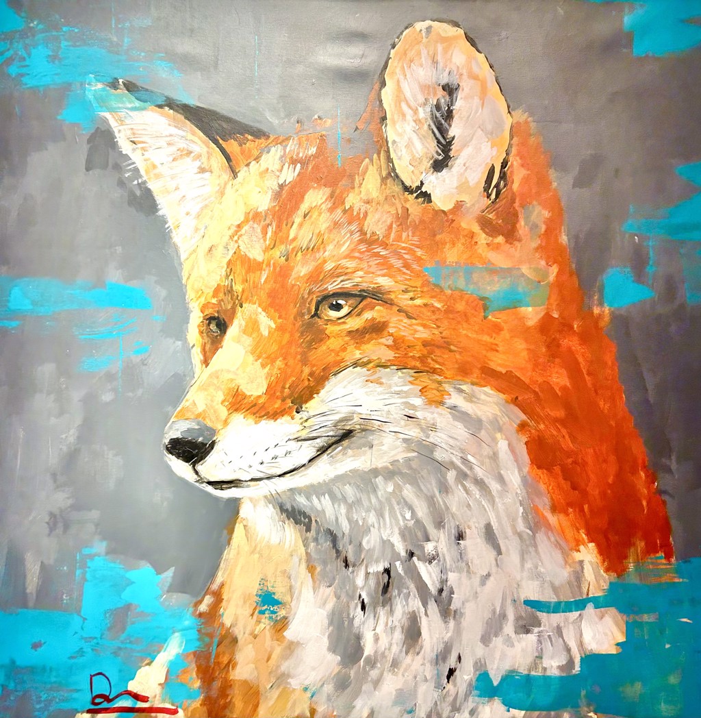 Fox - Grey by Dominic Mattioli