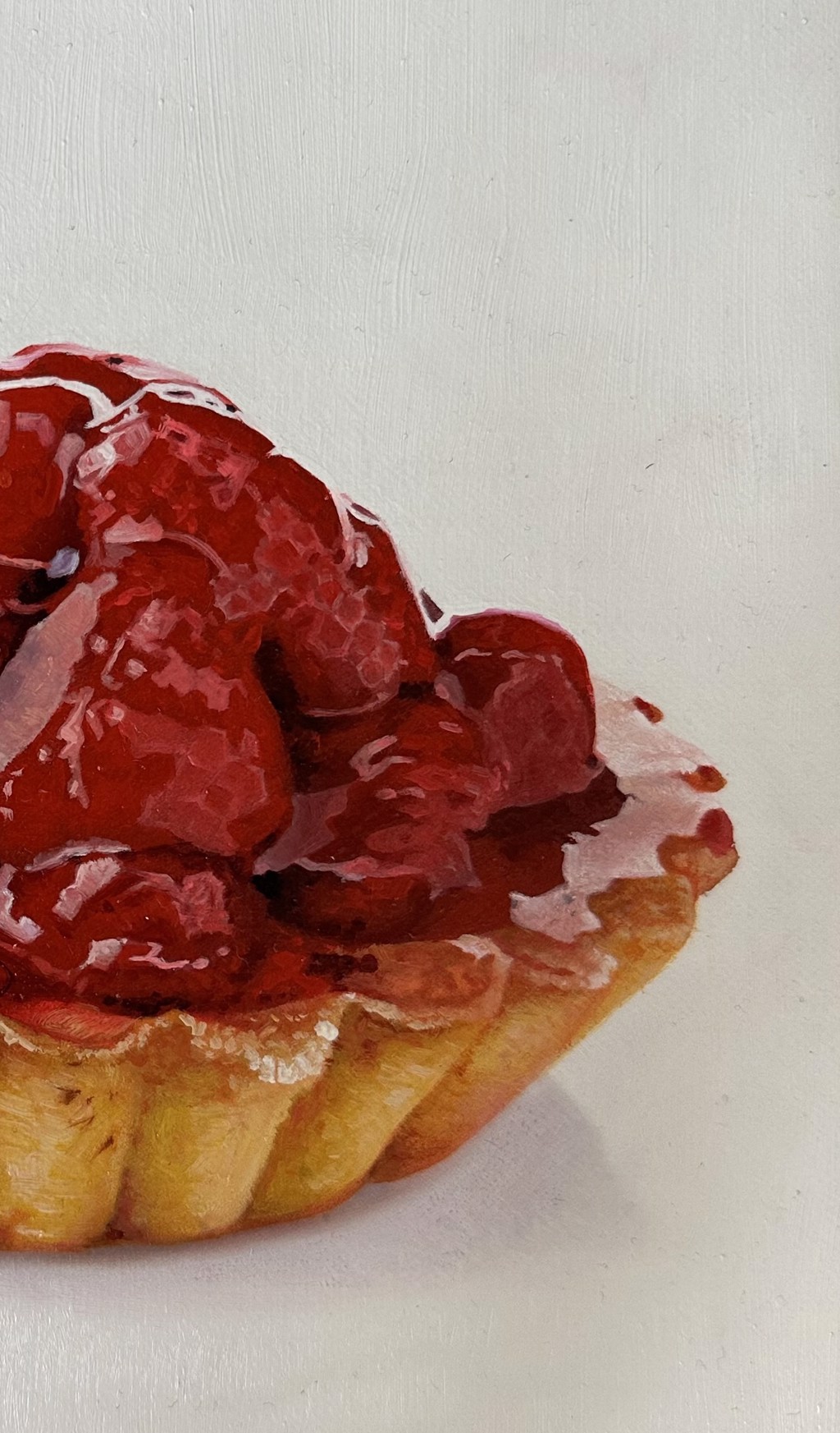 Strawberry and Cherry Tart with Hair by Marc Dennis