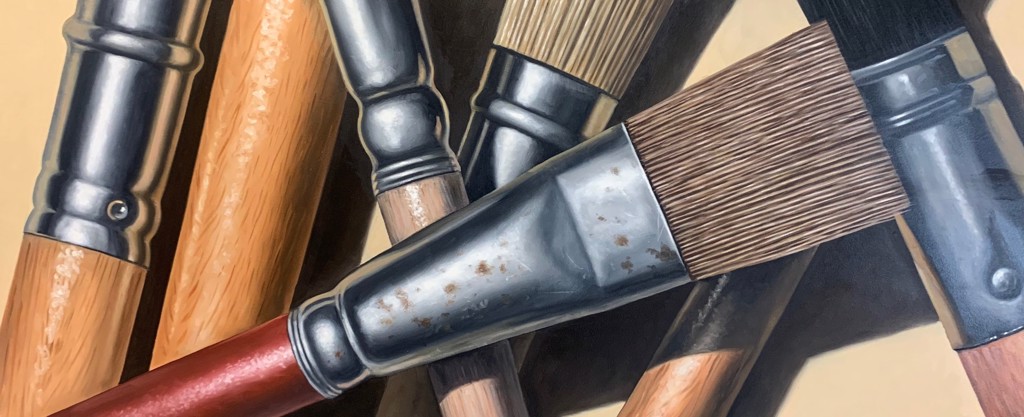 Paint Brushes by Michael Pyrdsa