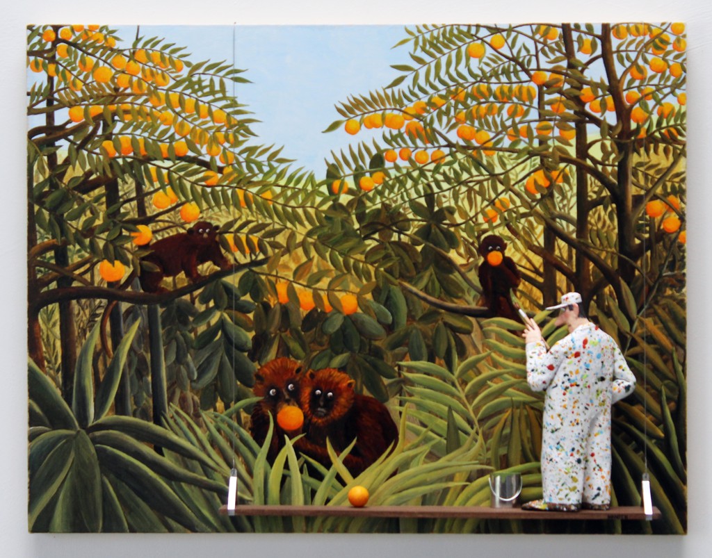 Apes in the Orange Grove, Henri Rousseau (1910) by Stephen Hansen