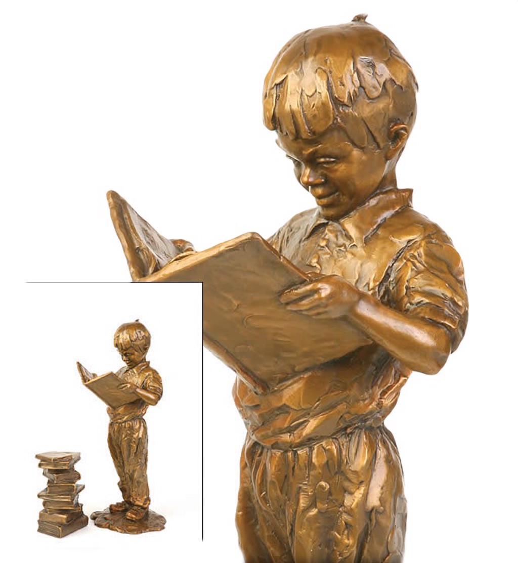 Bookworm 16" by Gary Lee Price