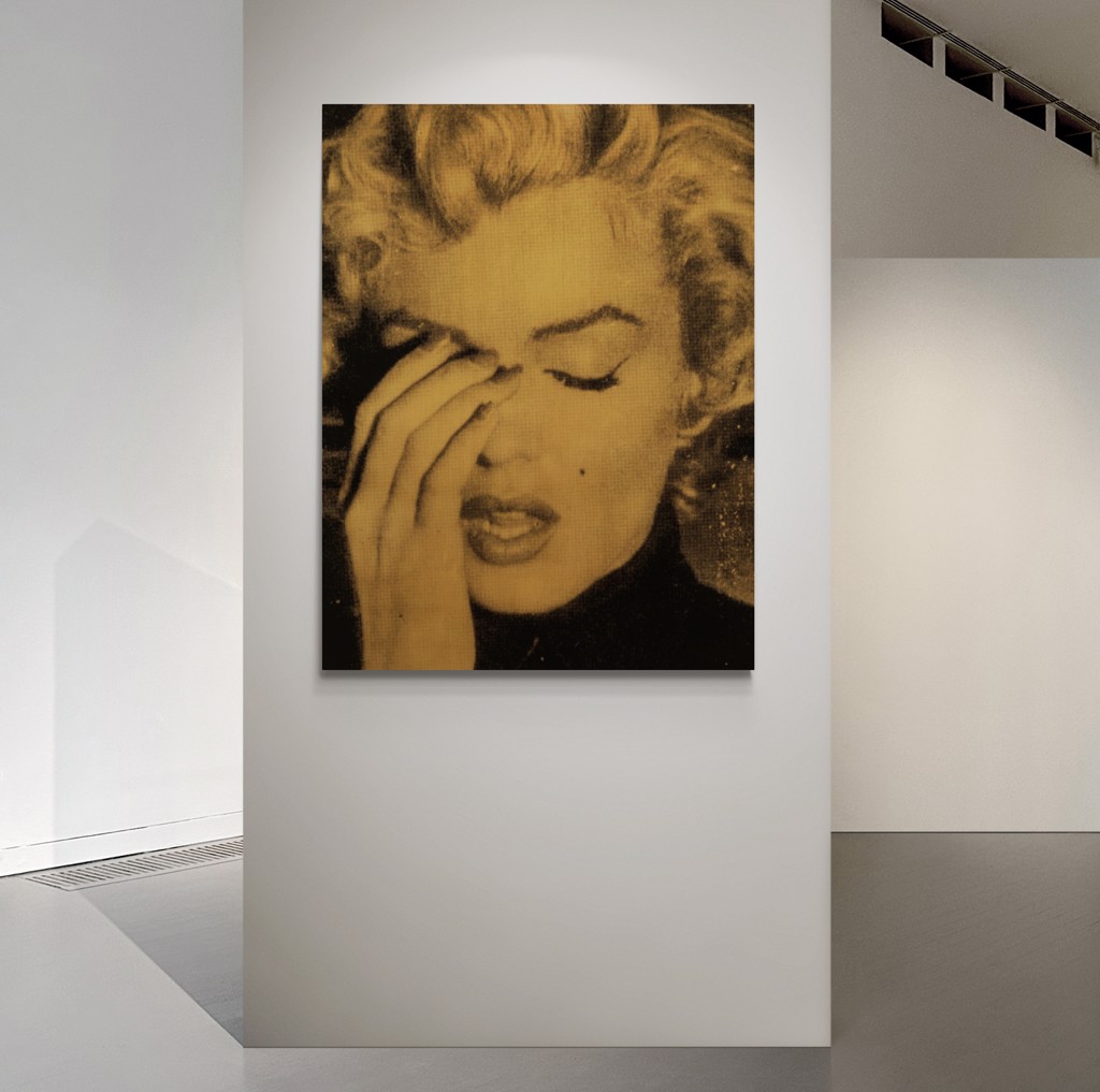 Marilyn California (Vegas Gold) by Russell Young