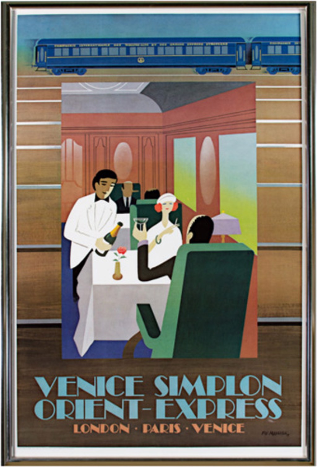 l'Affiche Orientaliste/ビンテージポスター オリエンタル Orient-Express by Pierre Fix-Masseau | David Barnett Gallery