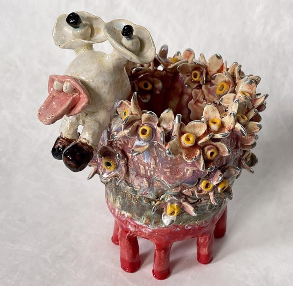 Humpty dumpty love garden by Margaret Ann Withers