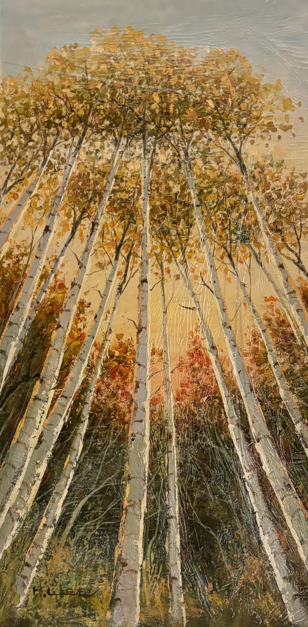 TOWERING ASPENS III by H LEE