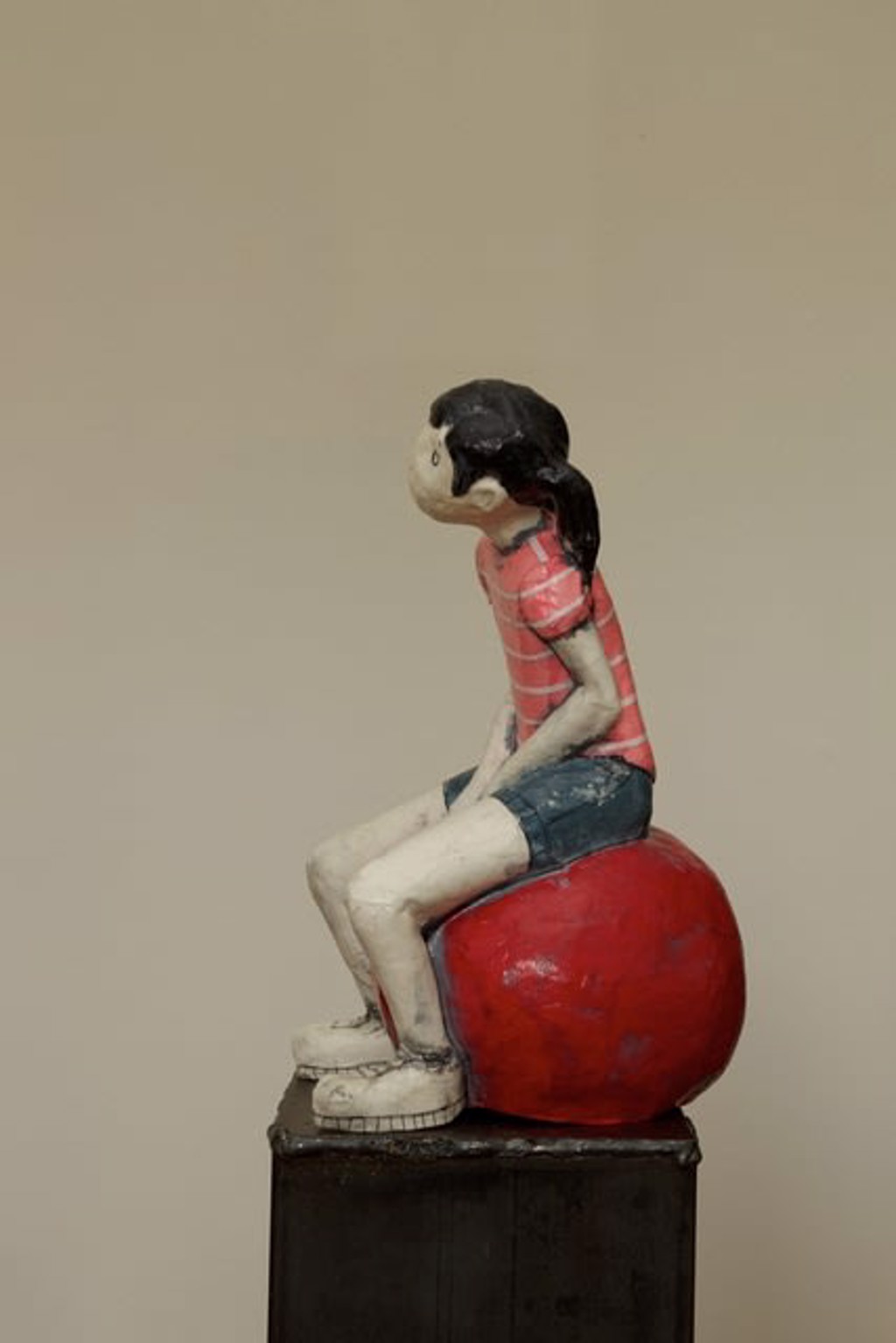 On A Red Ball V by Silvia Trappa