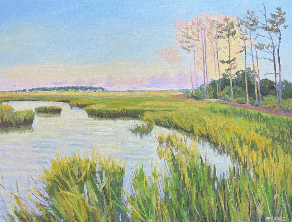 Marsh Pointe at Dusk by Stephen Moore