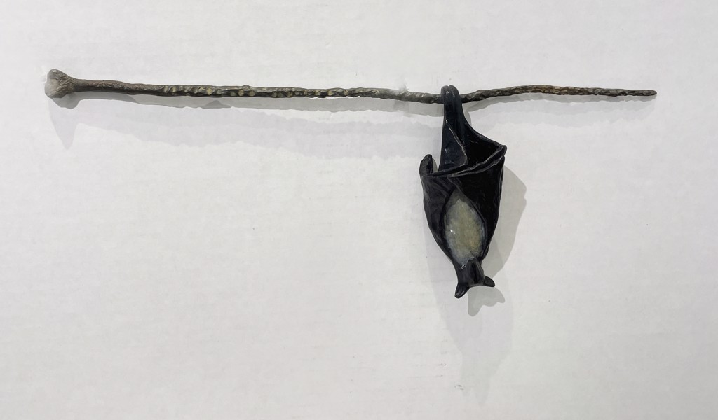1 Temple Bat on a Branch by Copper Tritscheller