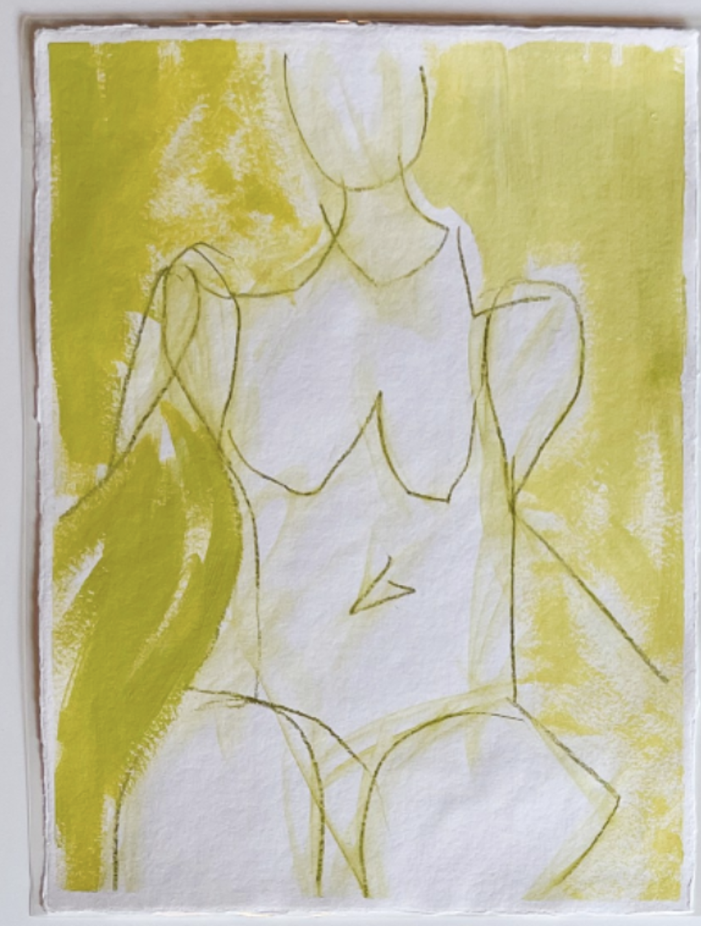Yellow Nude by Allison Meyler