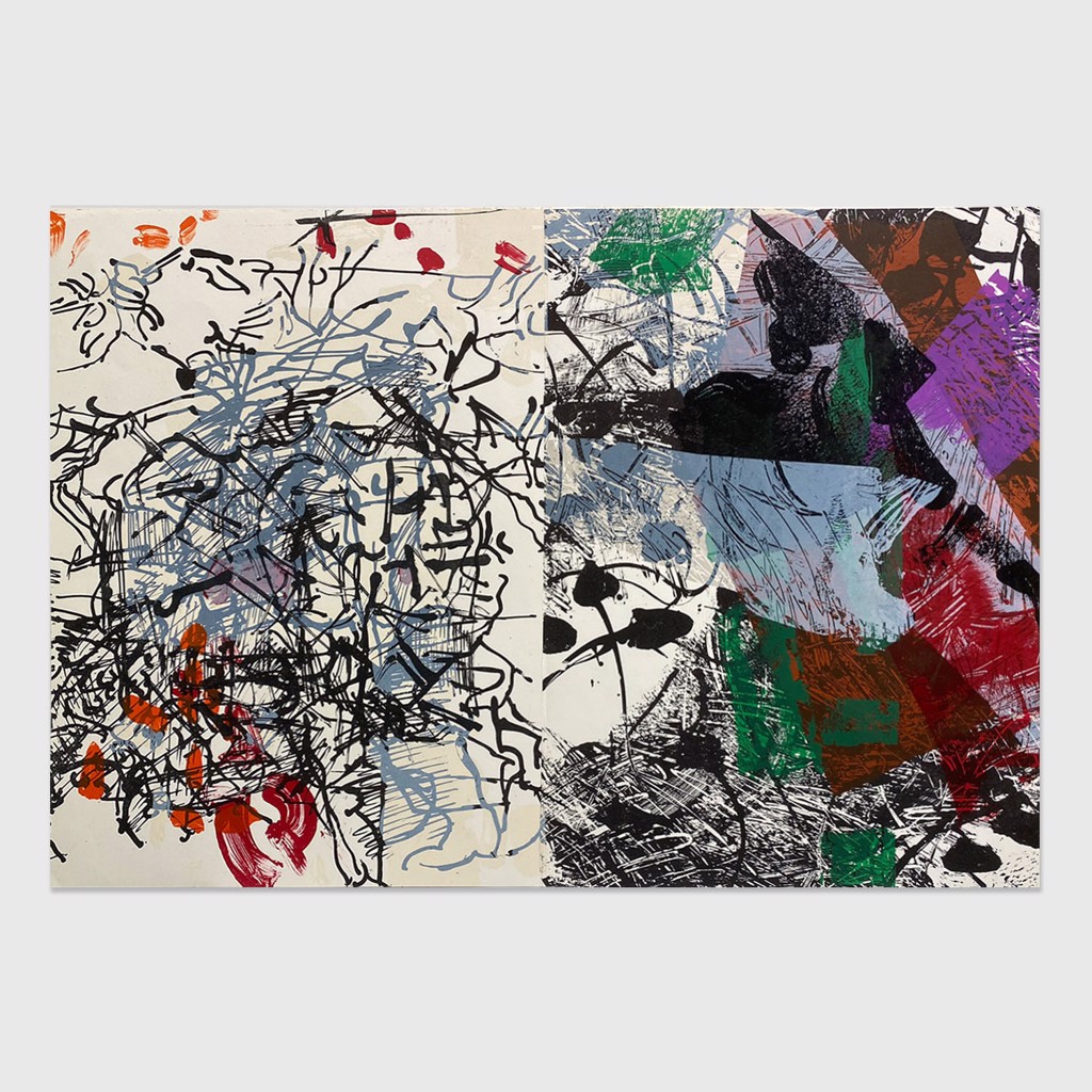 Original Lithograph from the Derriere Le Miroir Diptych by Jean