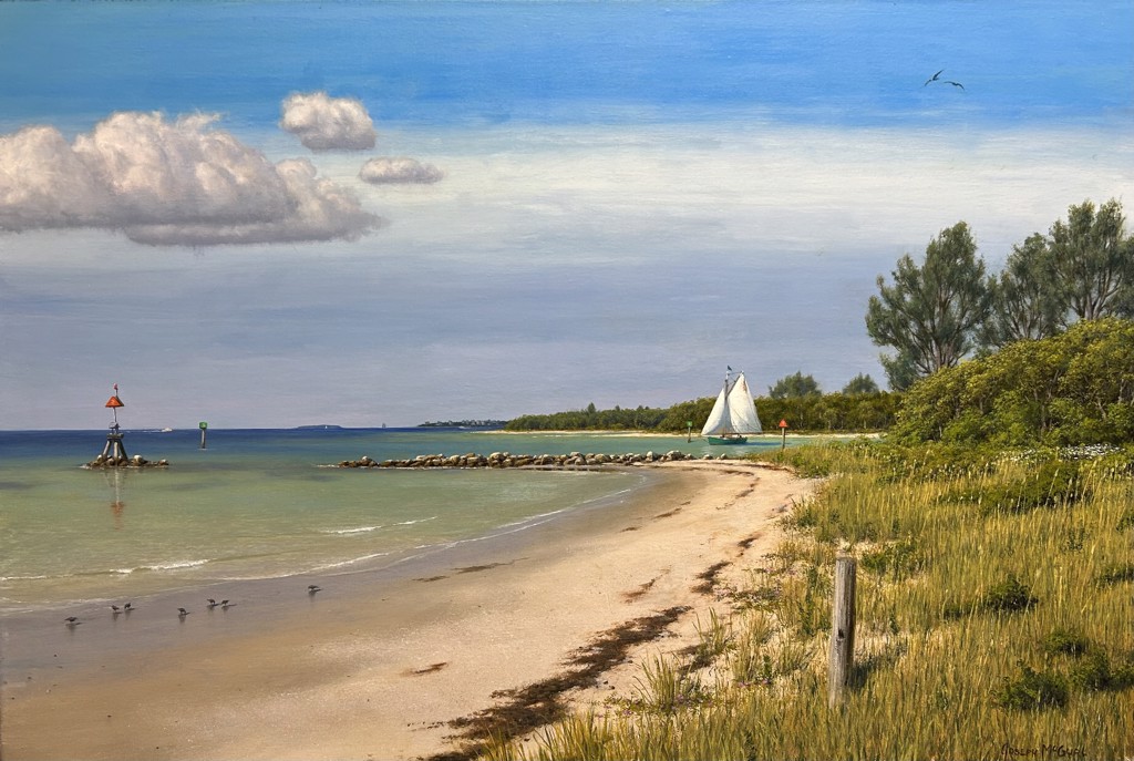Inlet on the Gulf Coast by Joseph McGurl | Thomsen Fine Art