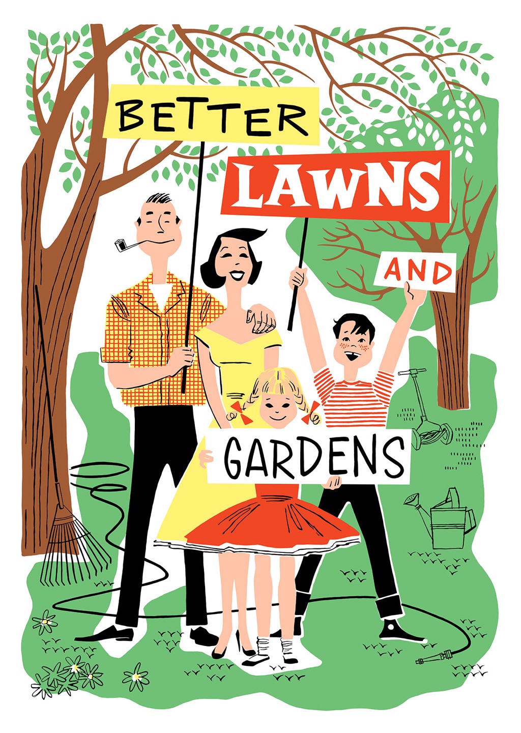 Better Lawns and Gardens (framed) by Mark Hosford
