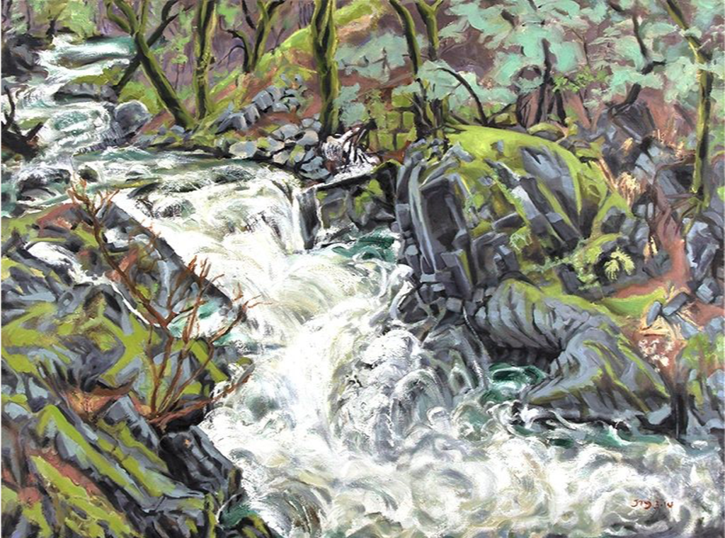 Flooded Brandy Creek by Joellyn Duesberry