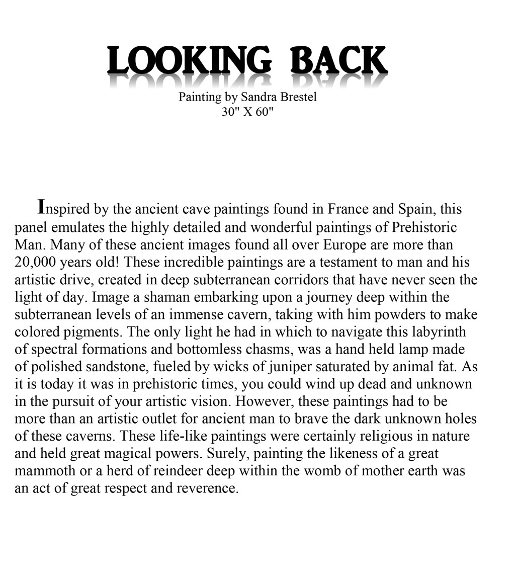 Looking Back ~ Inquire to Order by Sandra Brestel Limited Editions