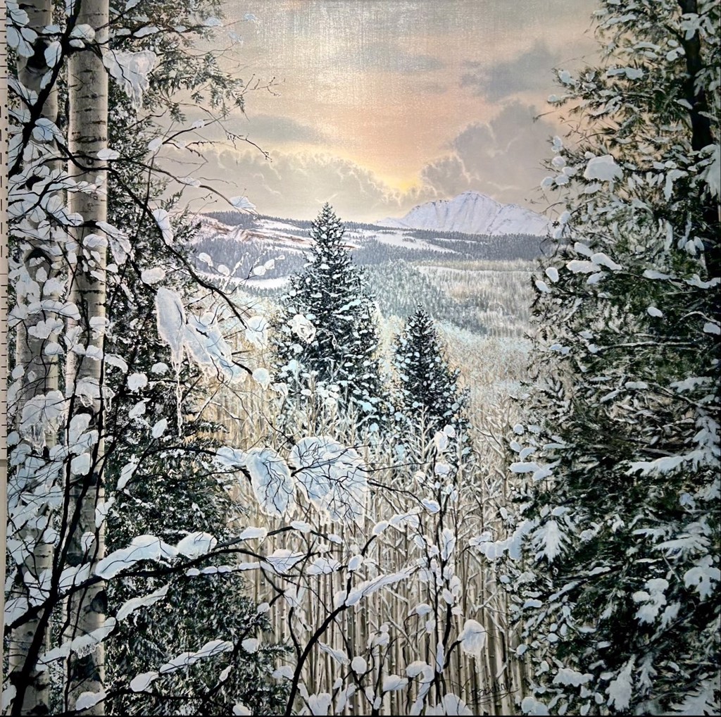 Nonrefundable deposit to secure Artwork "Shades of Snow" by Isabella Garaffa