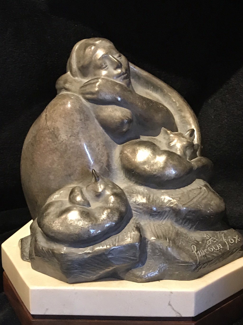 Winter Moon (Edition of 75) by Lincoln Fox | Sage Creek Gallery