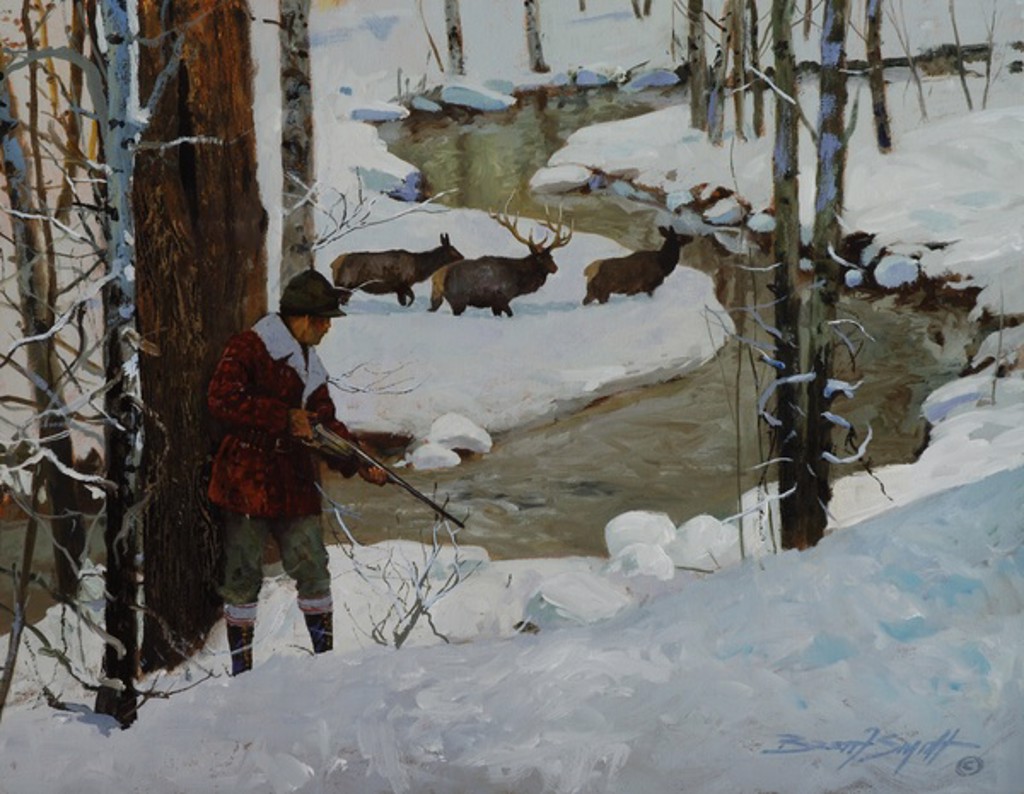 Elk Ambush by Brett Smith