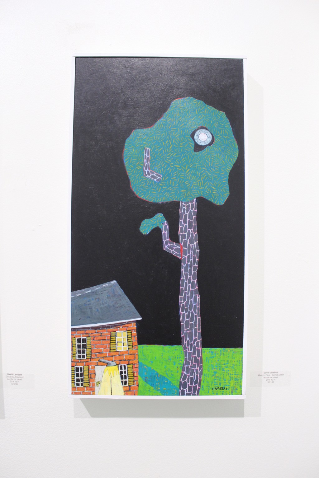 Moon in Pine -  Comet Street by David Lambert