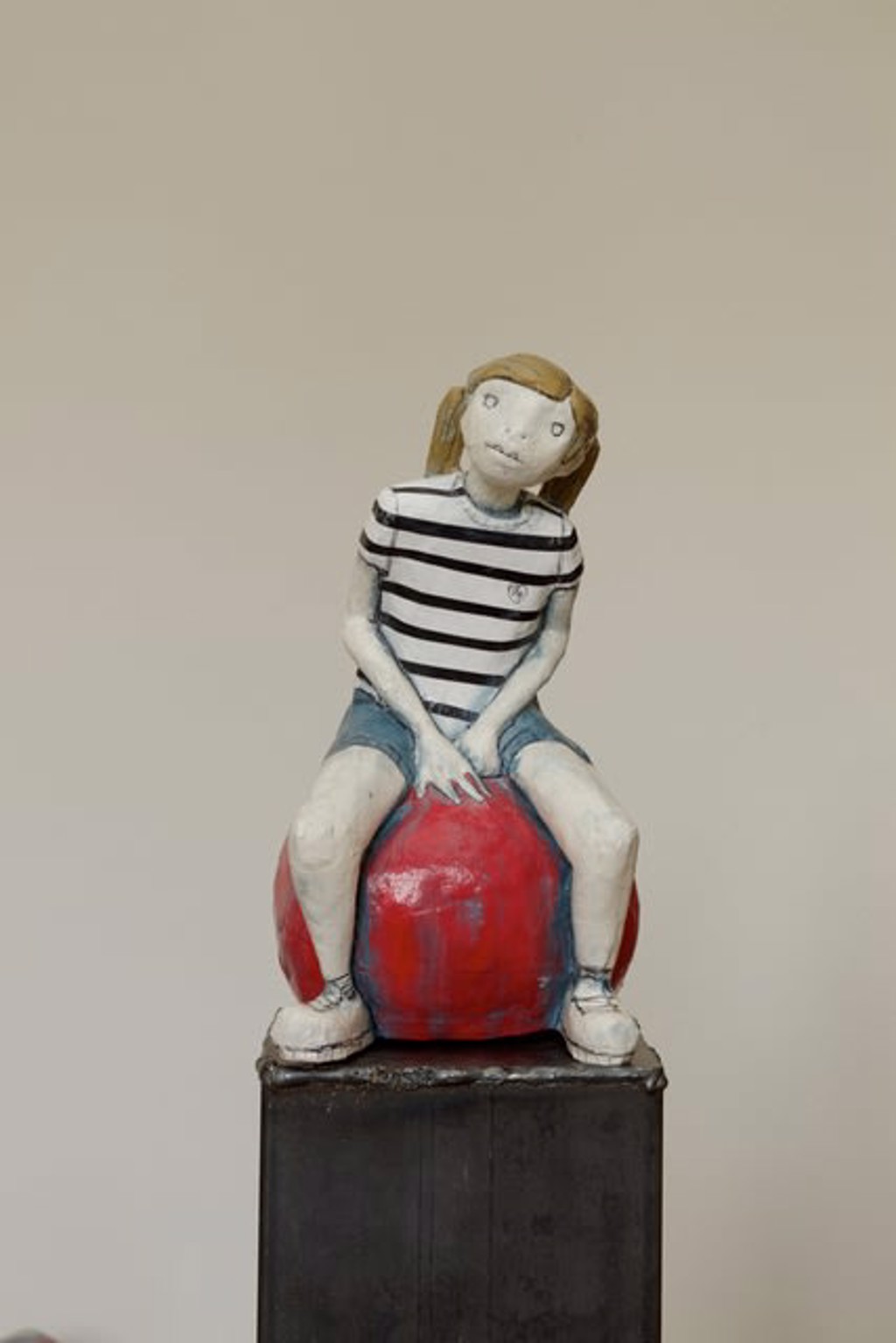 On A Red Ball II by Silvia Trappa