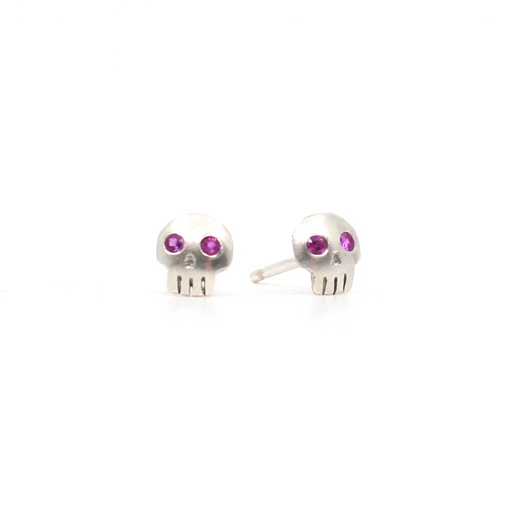 Skull Studs by Susan Elnora