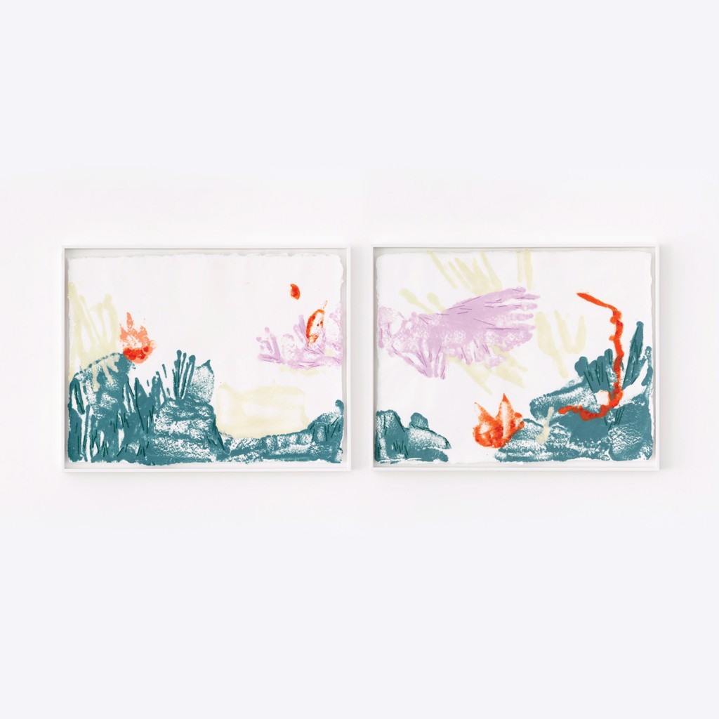 La crique (diptyque) by Véronique Buist La crique (diptyque) by Véronique Buist