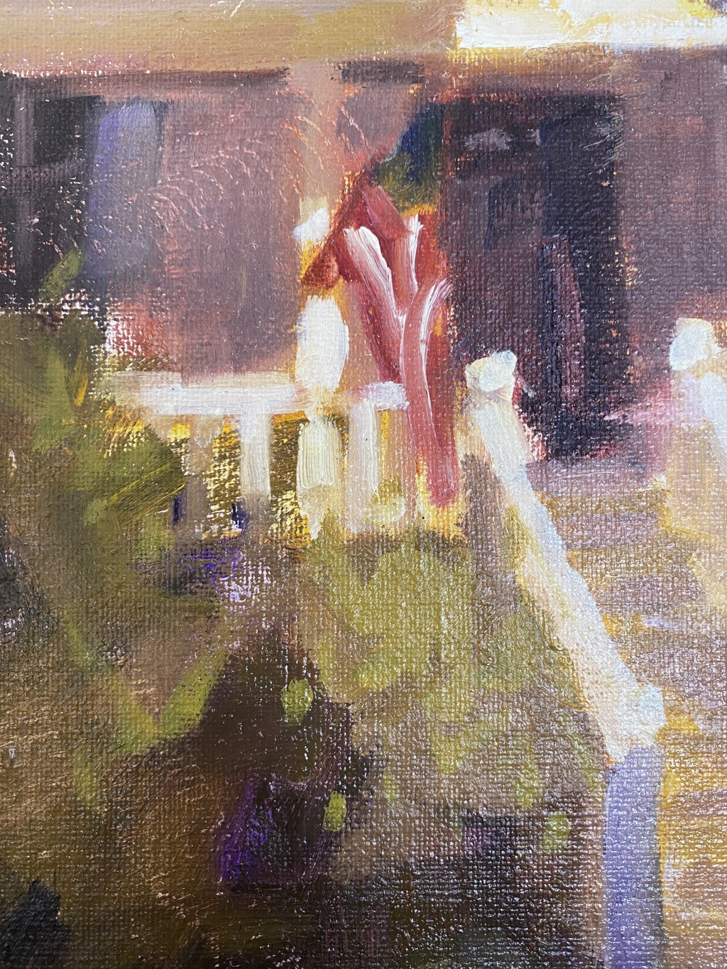Old Village - New Day, I by Laurie Meyer