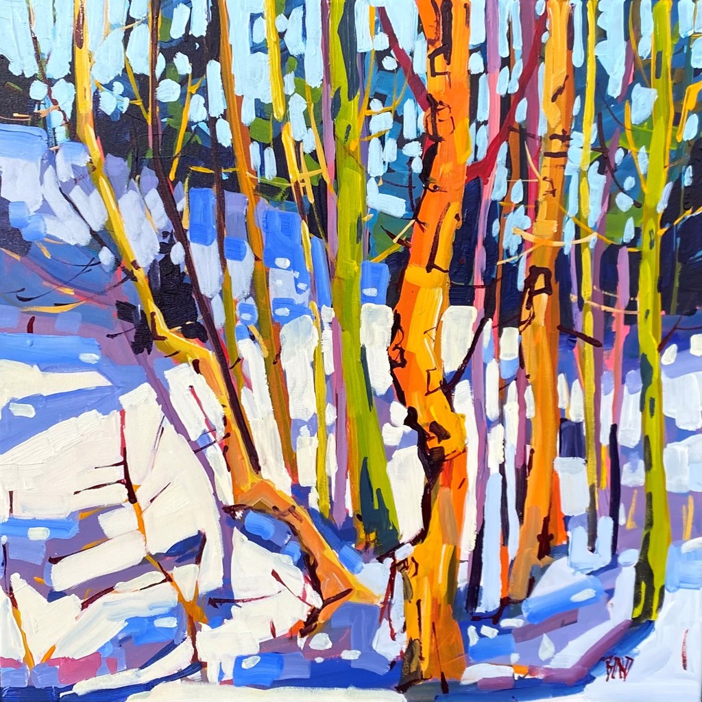 Sleeping Aspens by RICK BOND