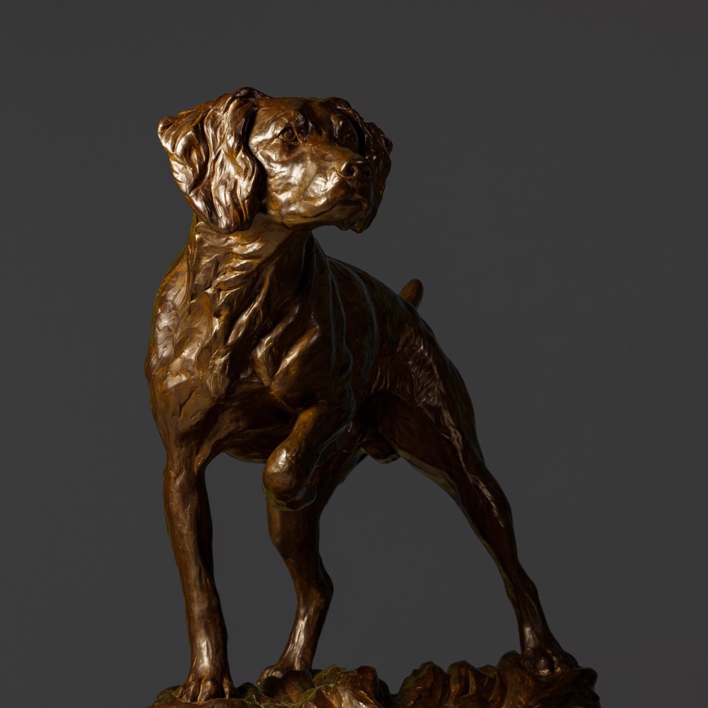 Brittany Spaniel, Life Size by Liz Lewis