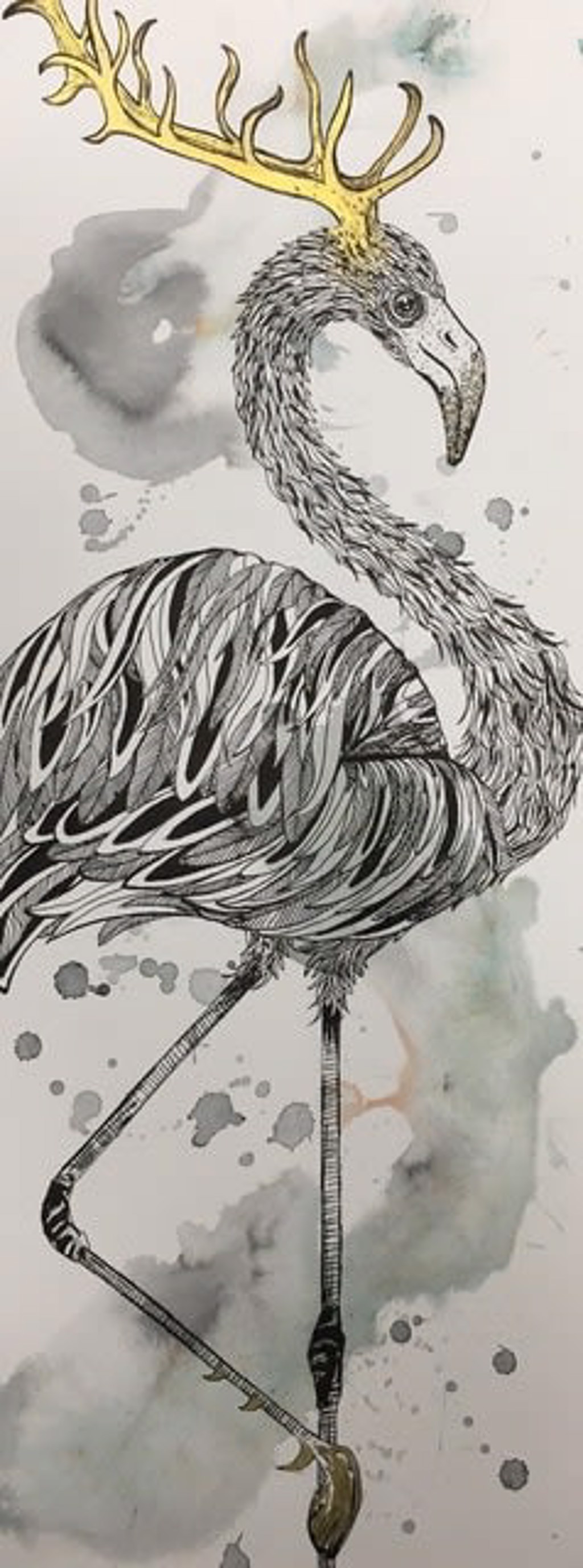 Strange Flamingo by Giulia Ronchetti