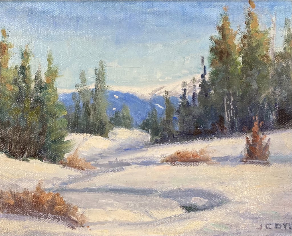 WINTER ON THE CONTINENTAL DIVIDE by J.C. Dye