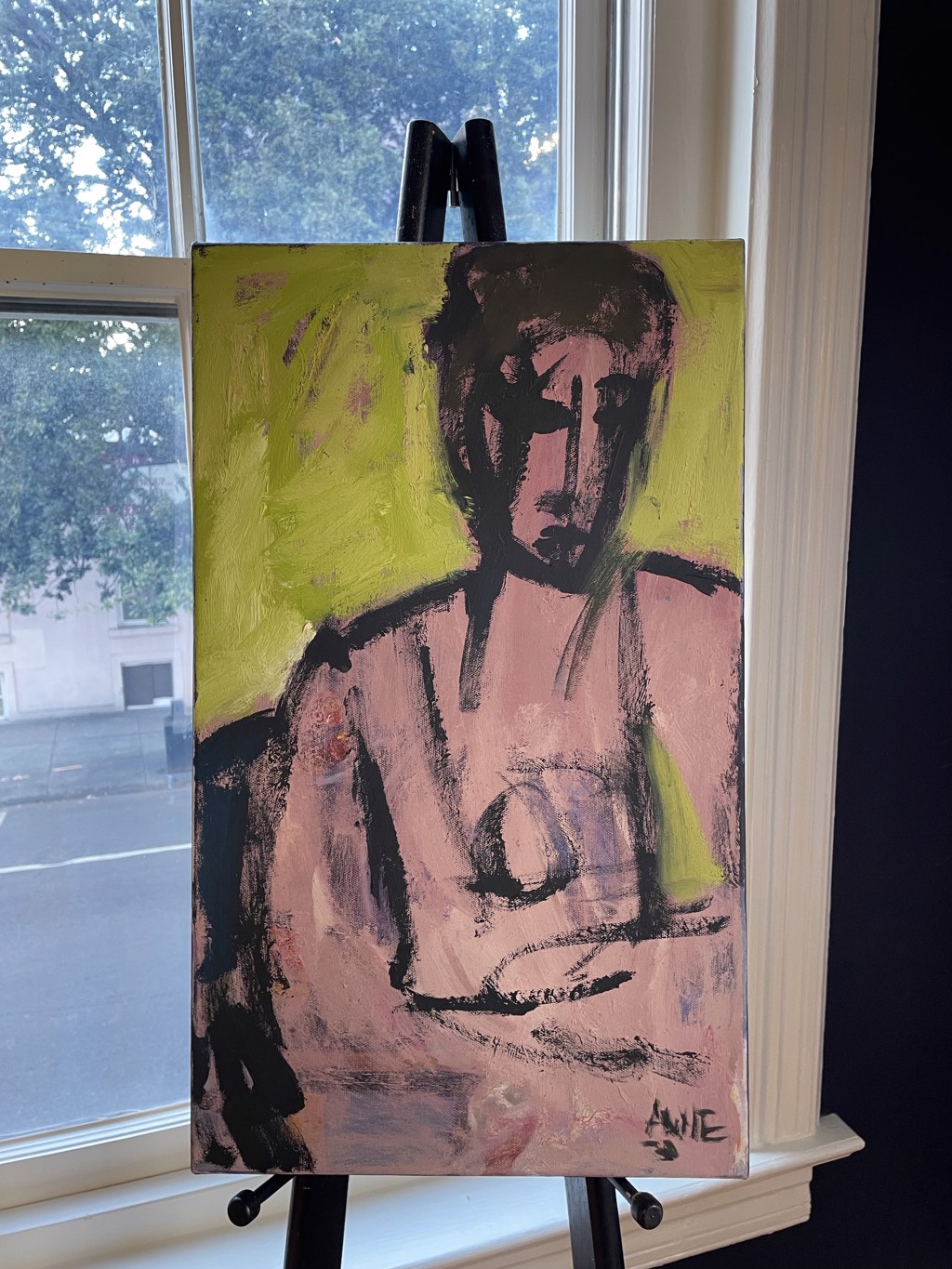 Garden and Figure by Anne Darby Parker