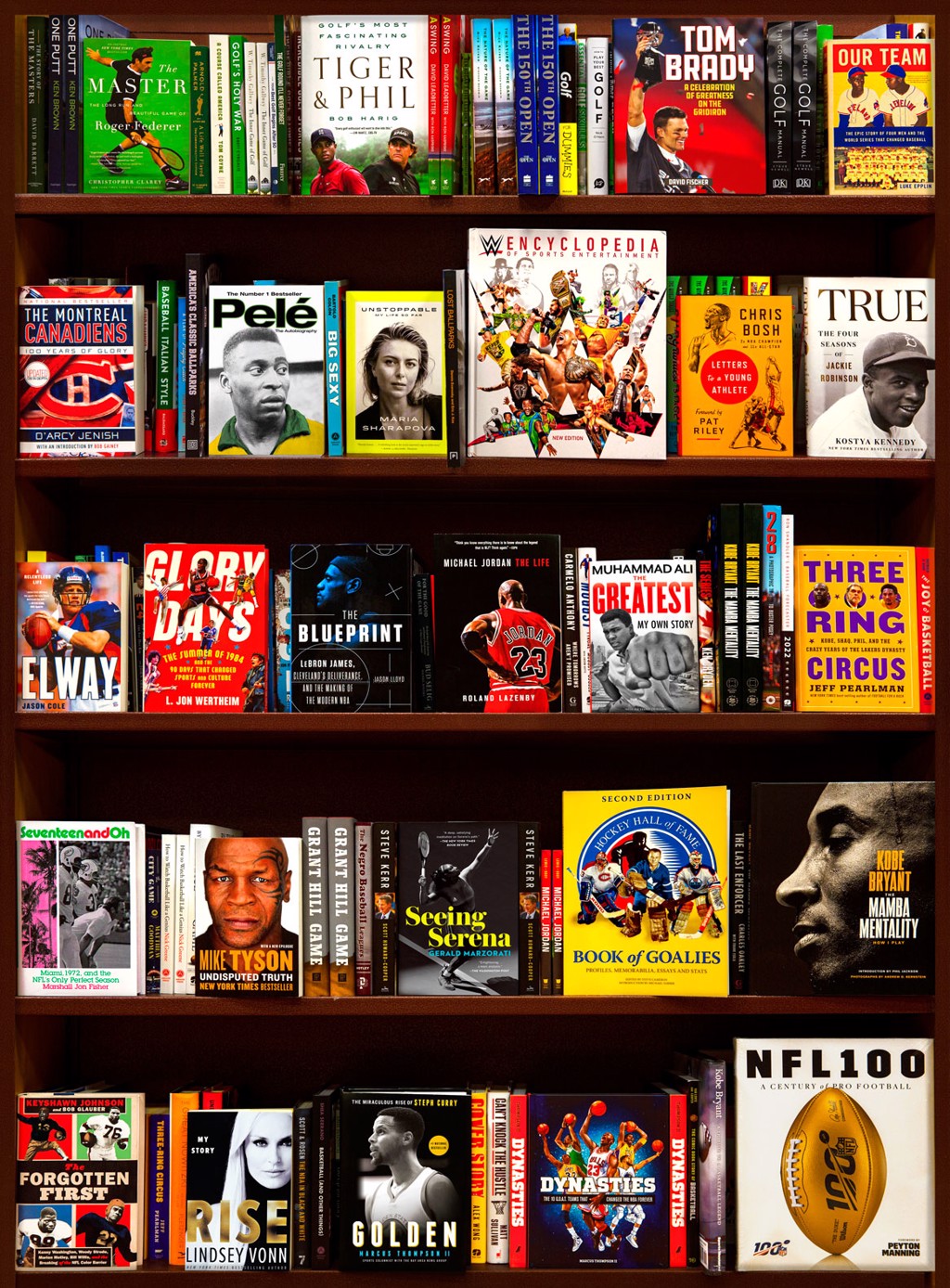 Sports Bookscape by SQRA (AKA Cedric Sequerra)